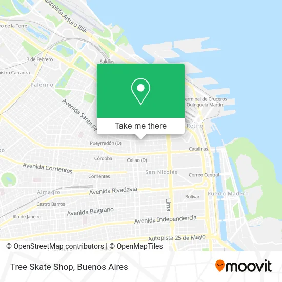 Tree Skate Shop map