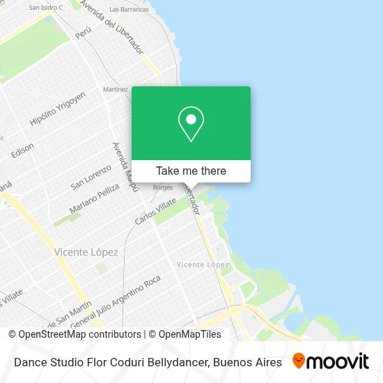 Dance Studio Flor Coduri Bellydancer map