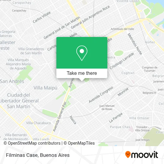Filminas Case map