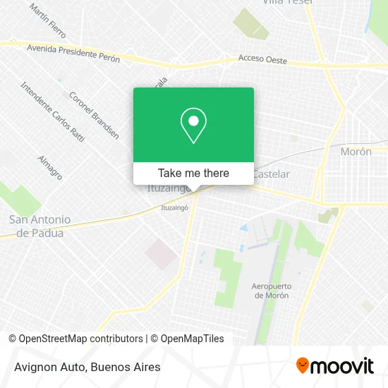 Avignon Auto map