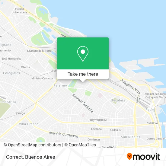 Correct map