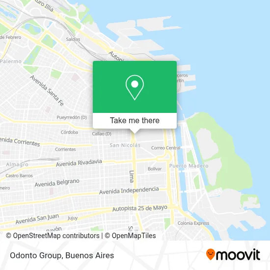 Odonto Group map
