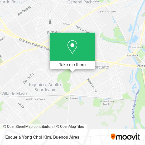 Escuela Yong Chol Kim map