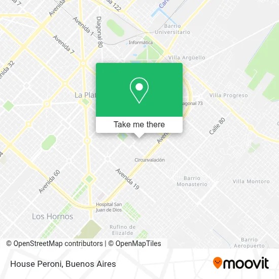 House Peroni map