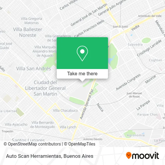 Auto Scan Herramientas map