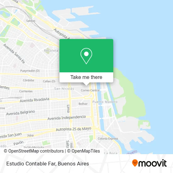 Estudio Contable Far map