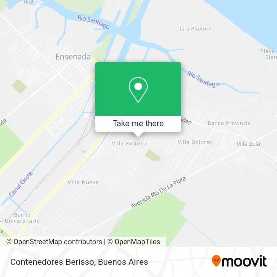 Contenedores Berisso map