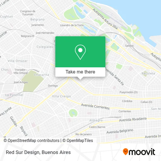 Red Sur Design map