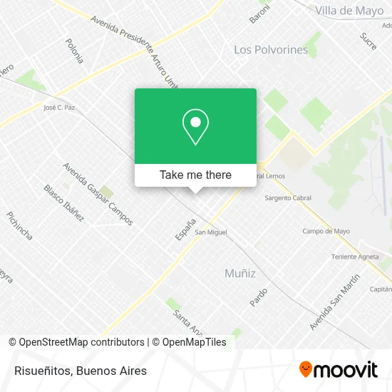 Risueñitos map