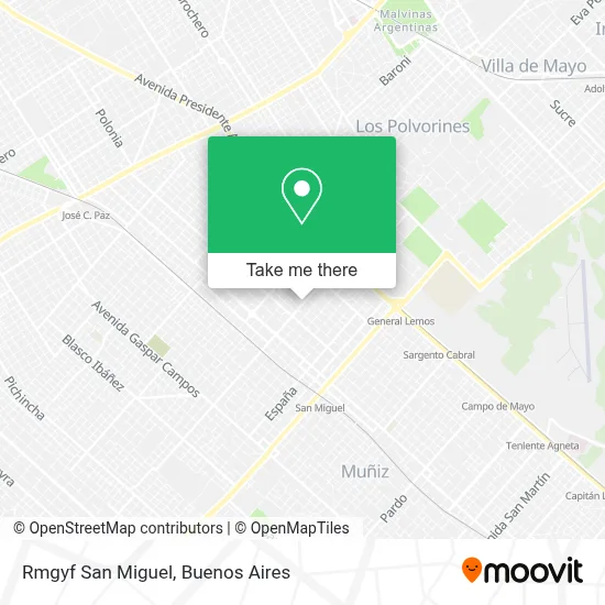 Rmgyf San Miguel map