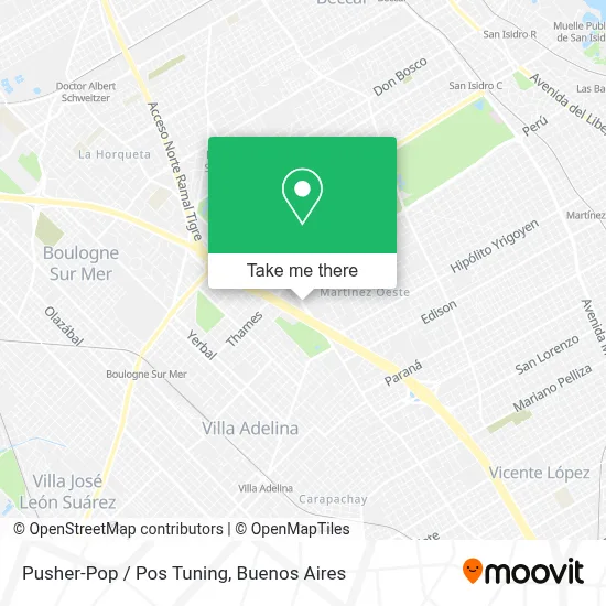 Pusher-Pop / Pos Tuning map