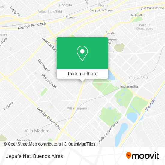 Jepafe Net map