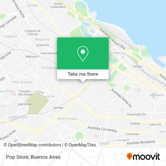 Pop Store map