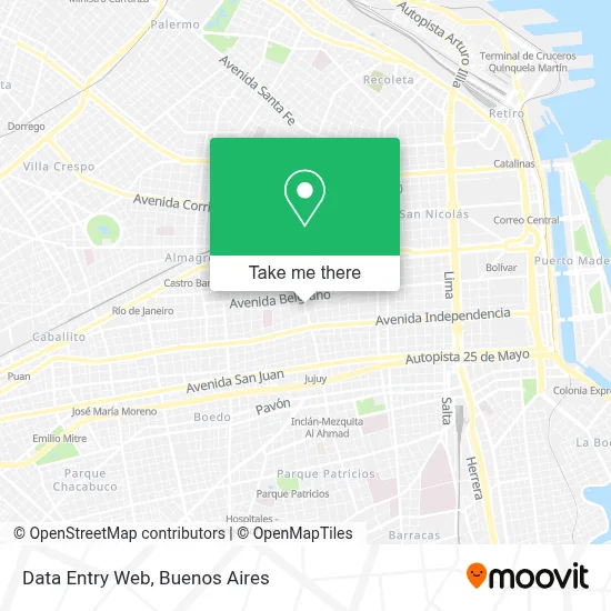 Data Entry Web map
