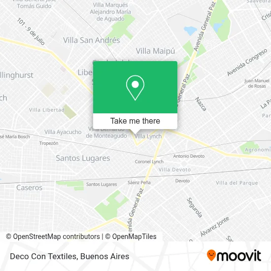 Deco Con Textiles map