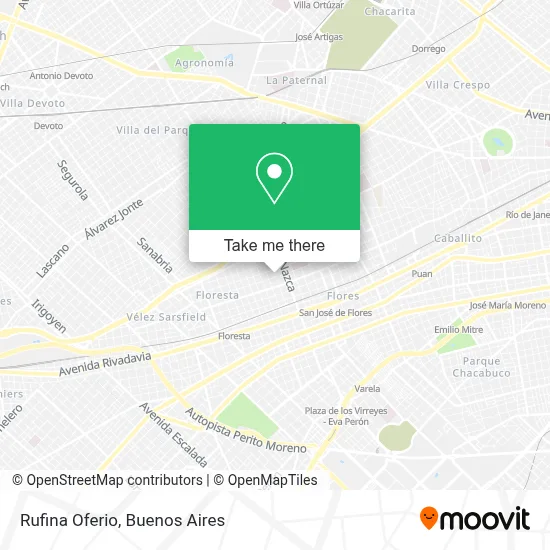 Rufina Oferio map