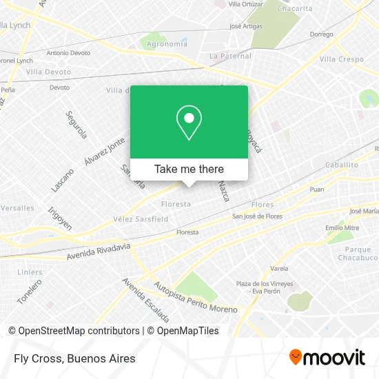 Fly Cross map