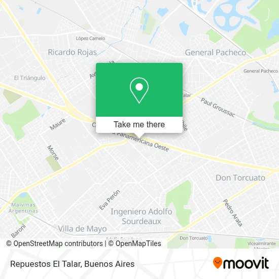 Repuestos El Talar map