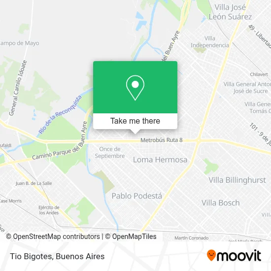 Tio Bigotes map