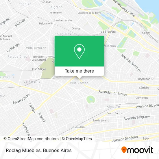 Roclag Muebles map