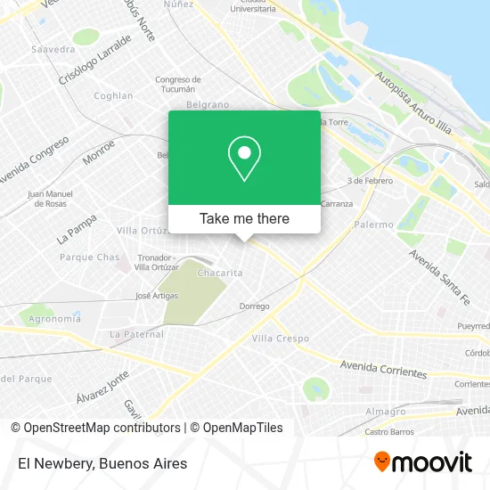 El Newbery map