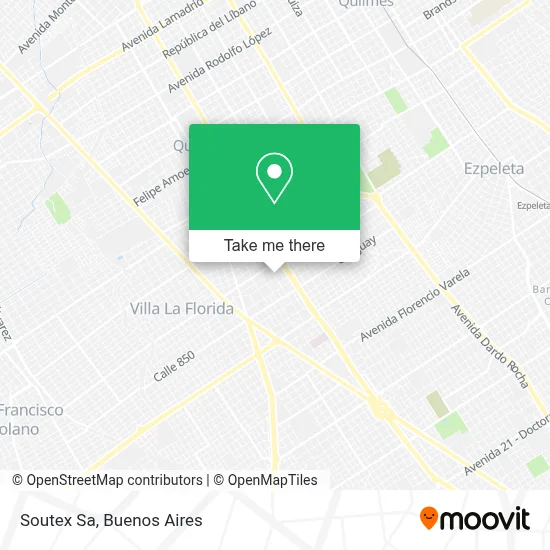 Soutex Sa map