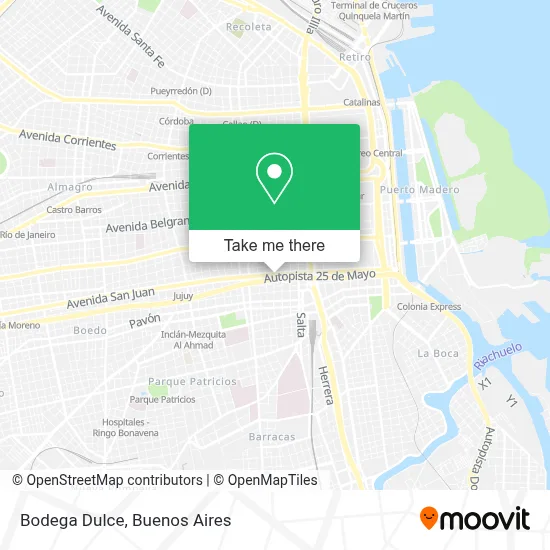 Bodega Dulce map