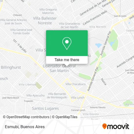 Esmubi map