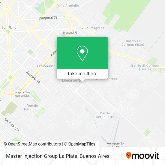 Master Injection Group La Plata map