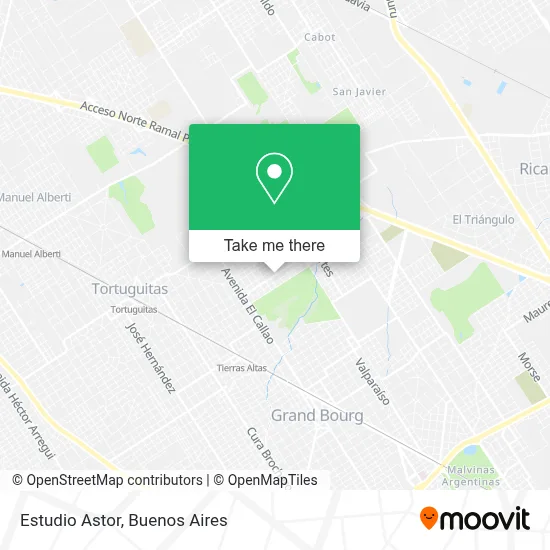Estudio Astor map