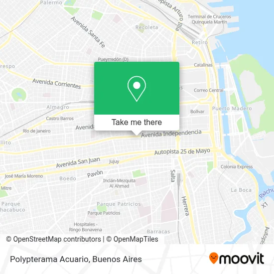 Polypterama Acuario map