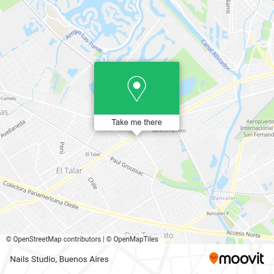 Nails Studio map