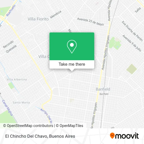 El Chincho Del Chavo map