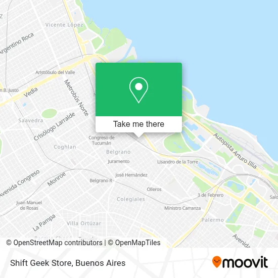 Shift Geek Store map
