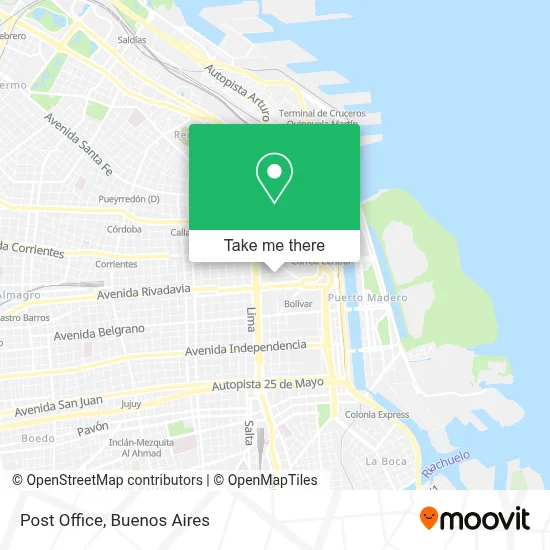 Posta map