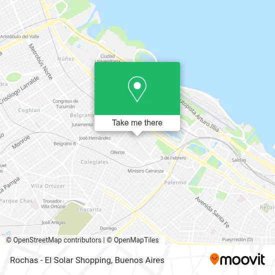 Rochas - El Solar Shopping map