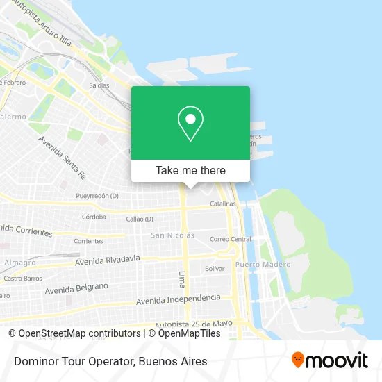 Dominor Tour Operator map
