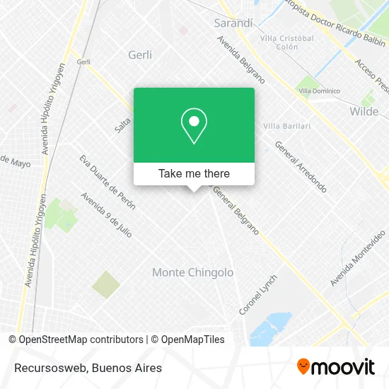 Recursosweb map