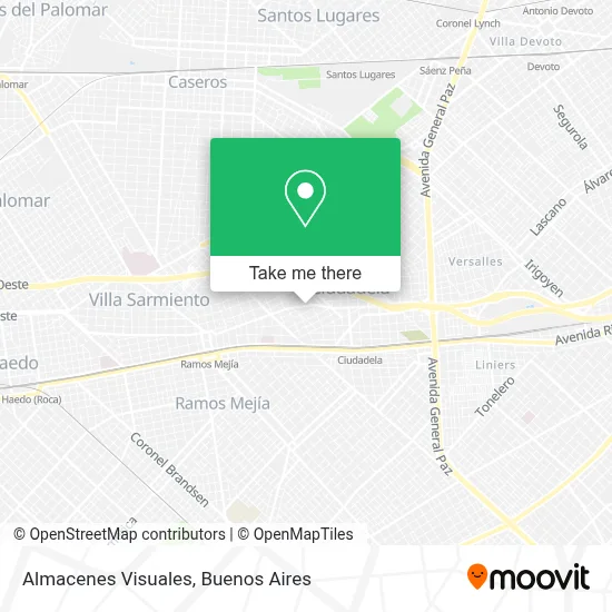 Almacenes Visuales map