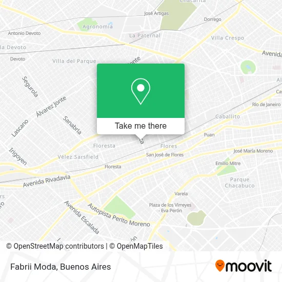 Fabrii Moda map