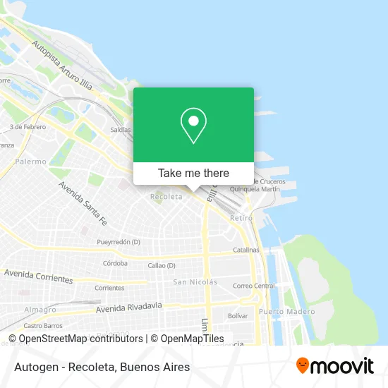 Autogen - Recoleta map