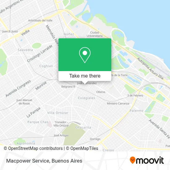 Macpower Service map