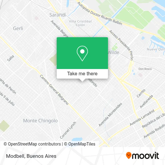 Modbell map