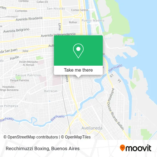 Recchimuzzi Boxing map
