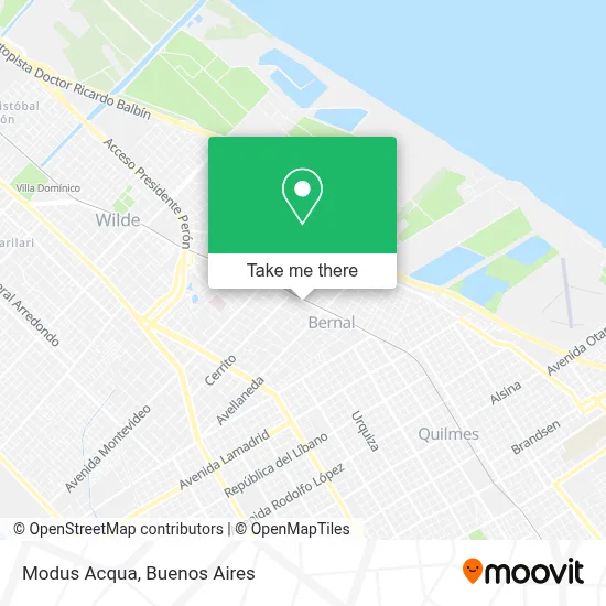Modus Acqua map