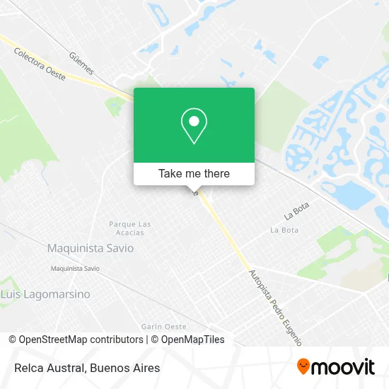 Relca Austral map