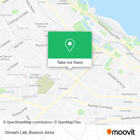 Stream Lab map