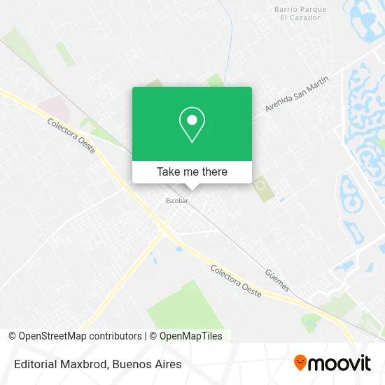 Editorial Maxbrod map