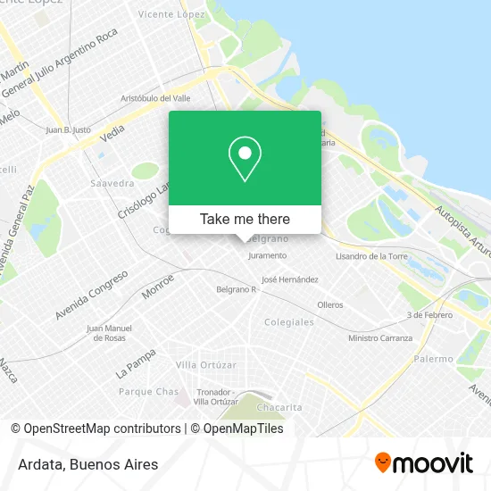 Ardata map