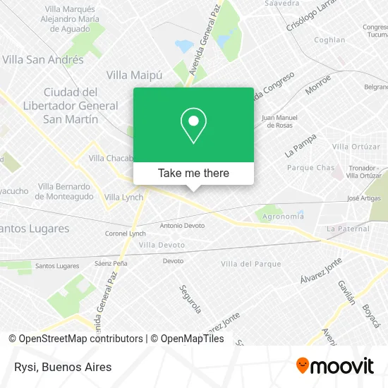 Rysi map